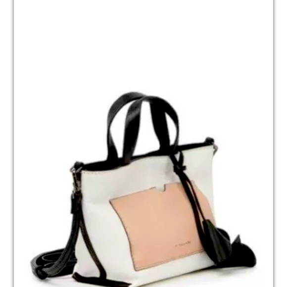 T Tahari Crawford Crossbody Hobo Bag Color LE51-PEARL - Picture 2 of 4